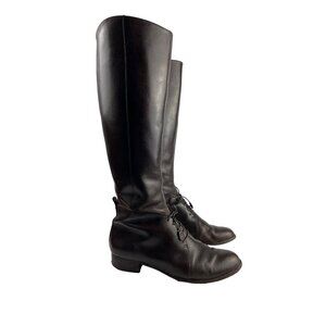 Louise et Cie Black Leather Riding Boots size 6.5